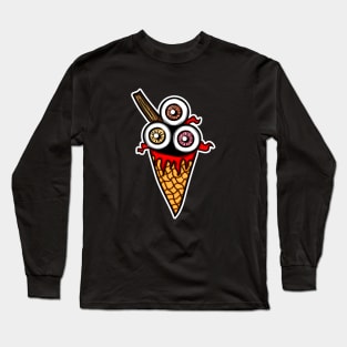 Triple Eyeball Ice Cream Long Sleeve T-Shirt